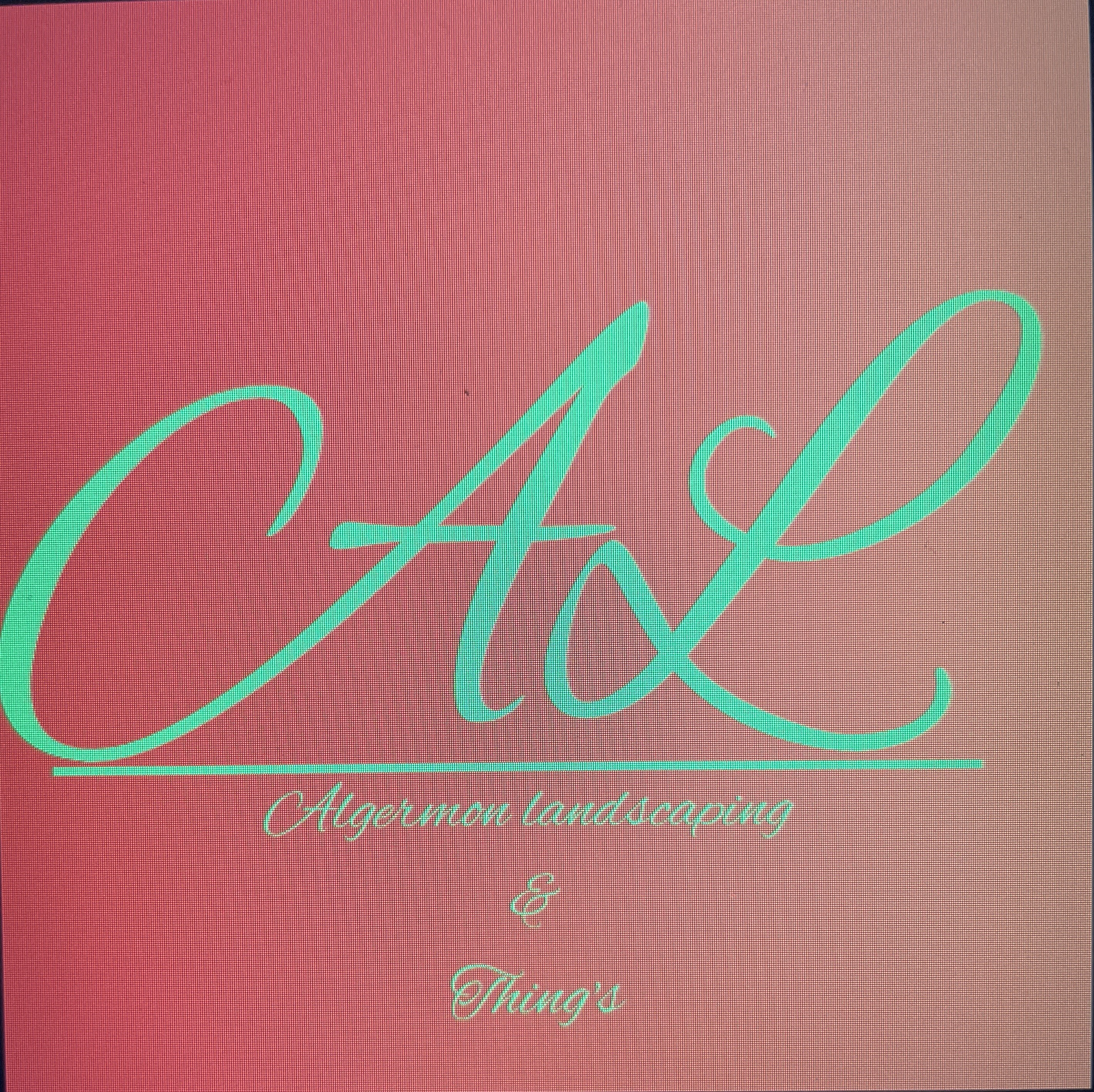 Algermon landscaping & Things logo