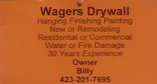 Wagers drywall logo