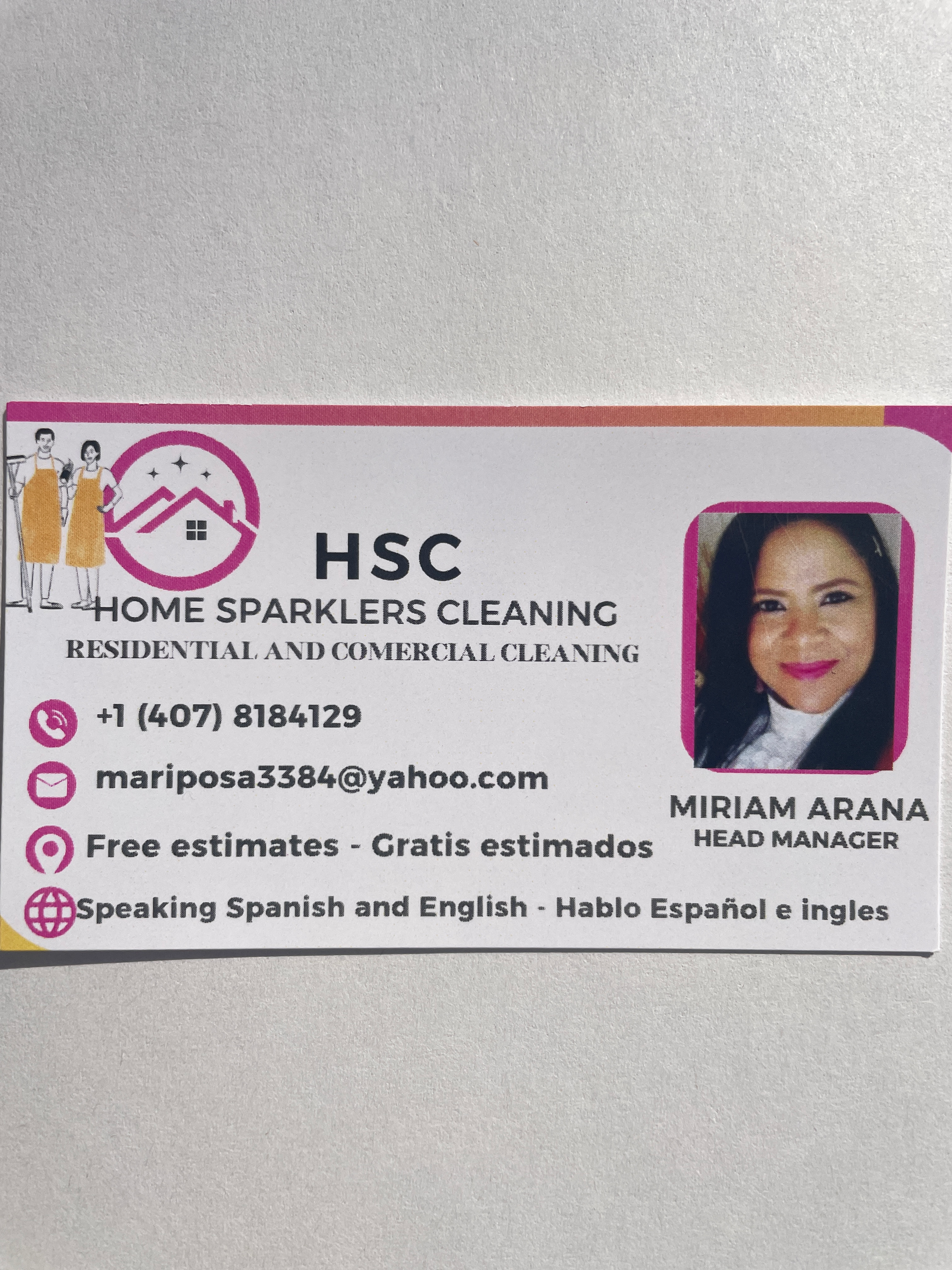 Logo for HOME SPARKLE CLEANING