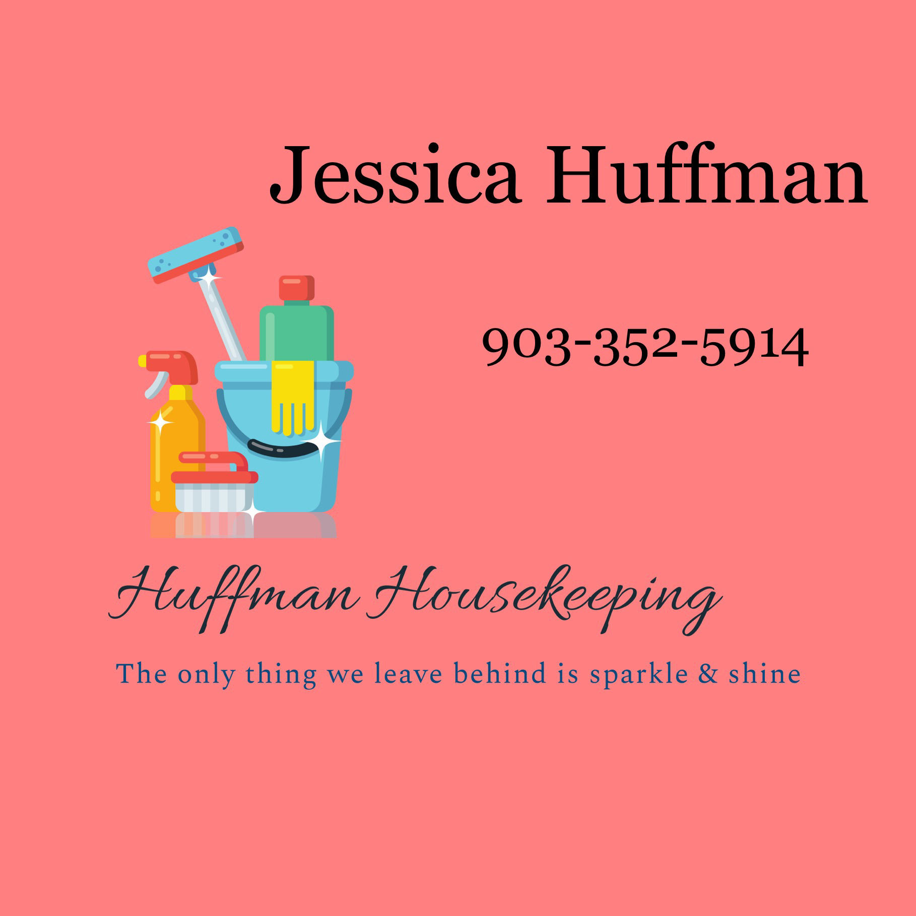 Huffman Housekeeping logo