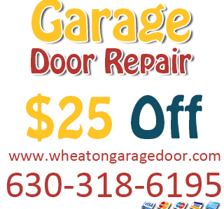Logo for wheaton garage door