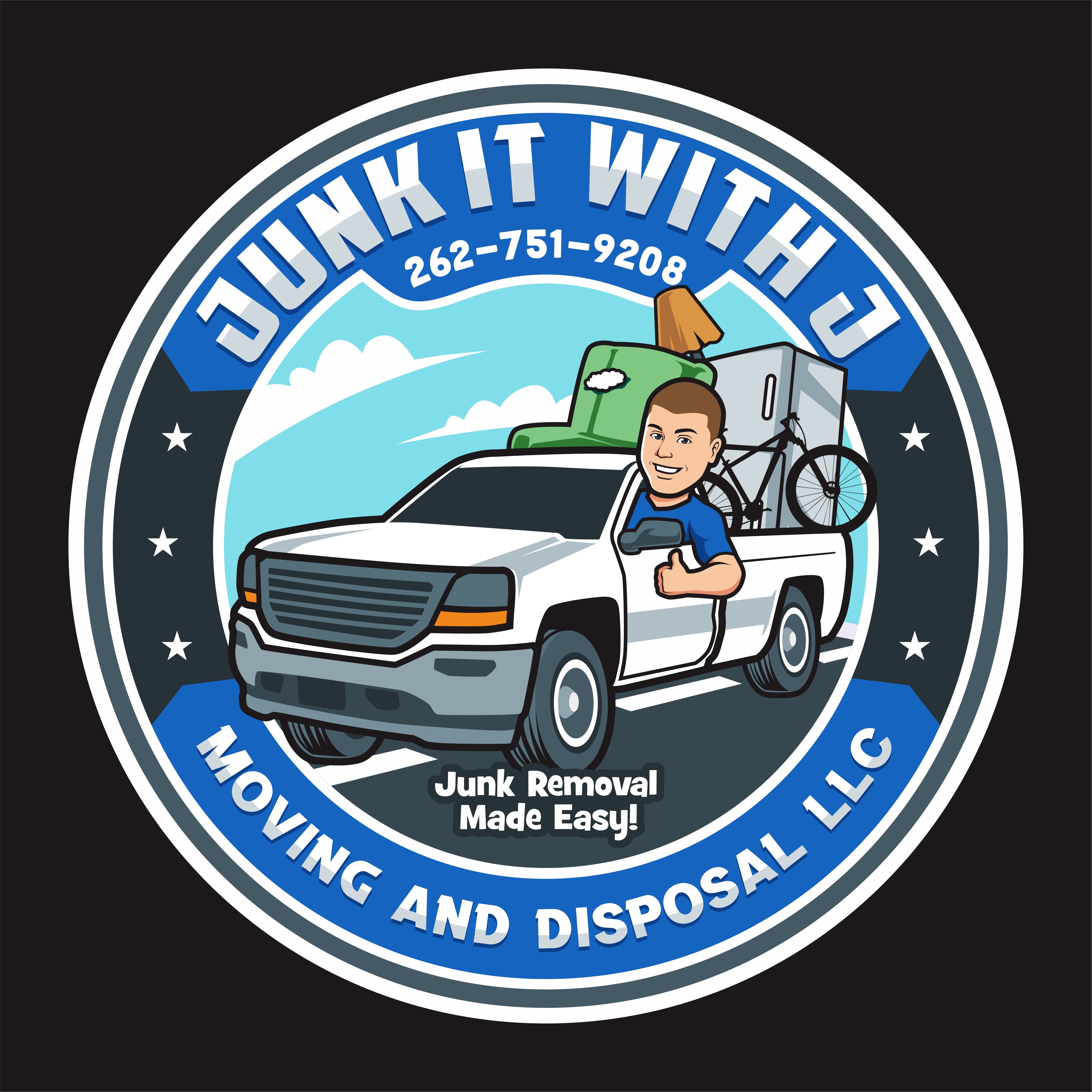 Junk it with J Moving and Disposal LLC logo