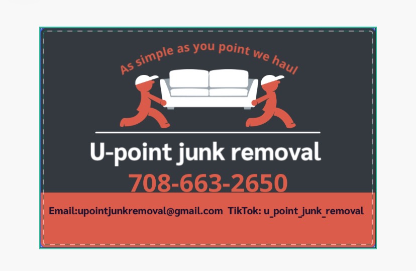 u-point junk removal logo