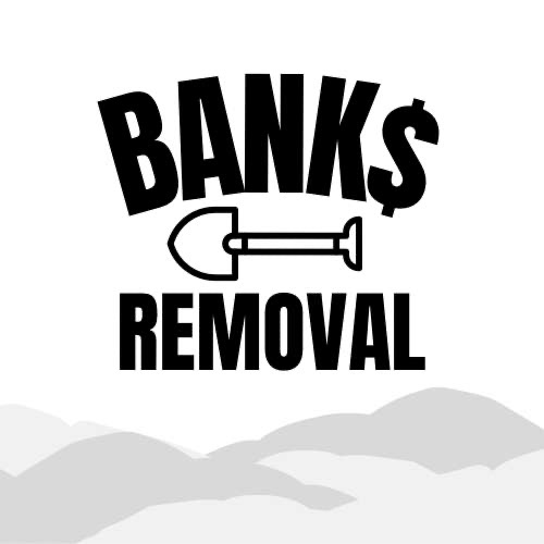 Bank removal logo