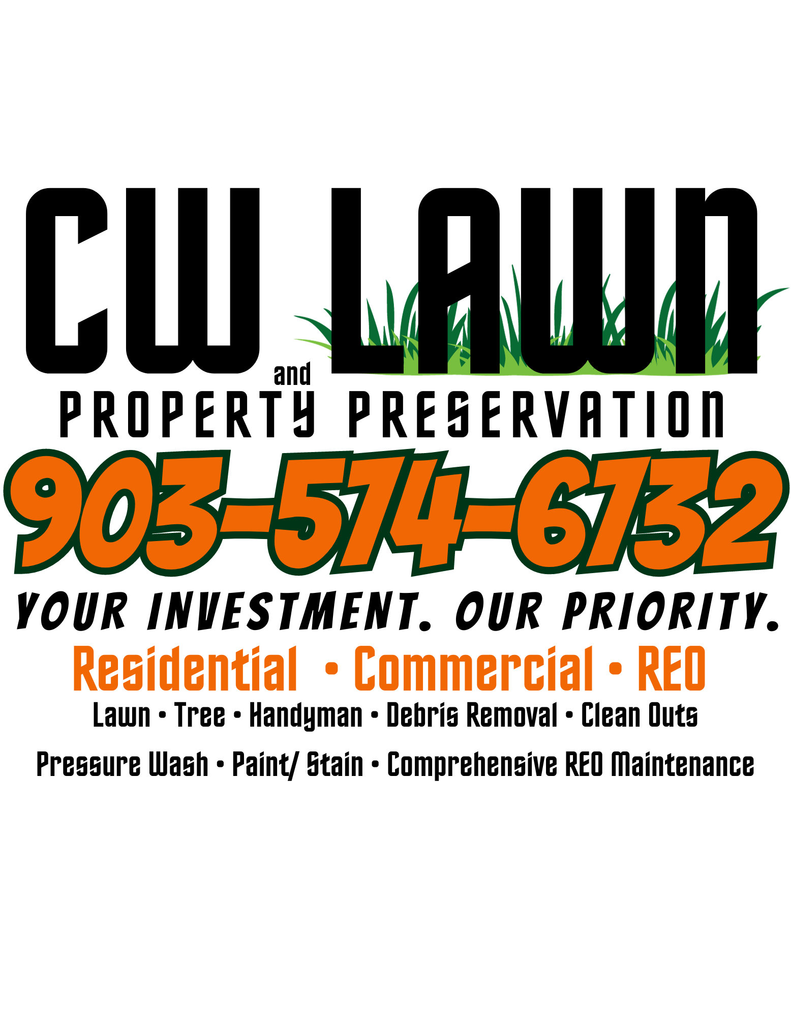 CW Lawn and Property Preservation logo