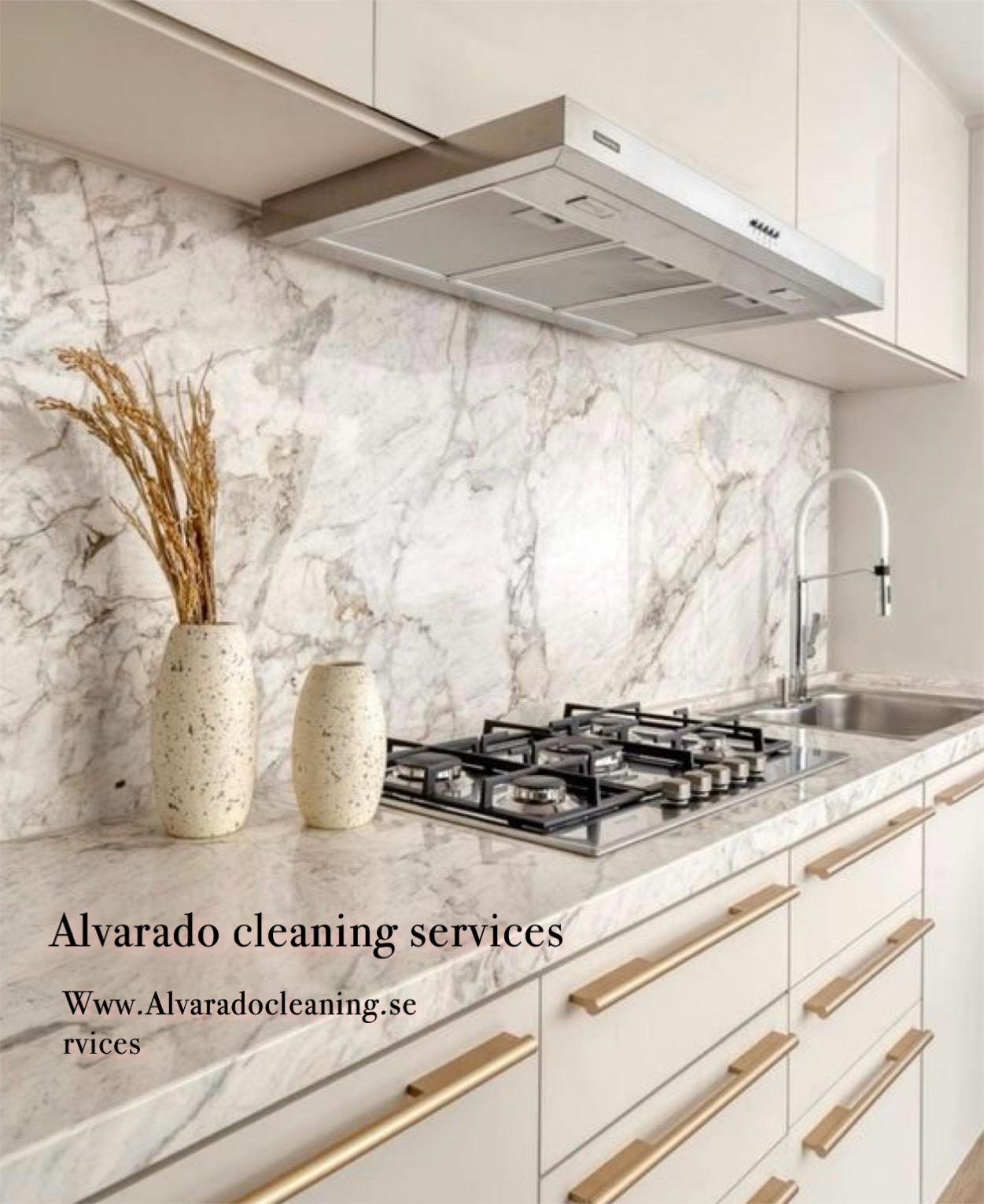 Logo for Alvarado Cleaning Services
