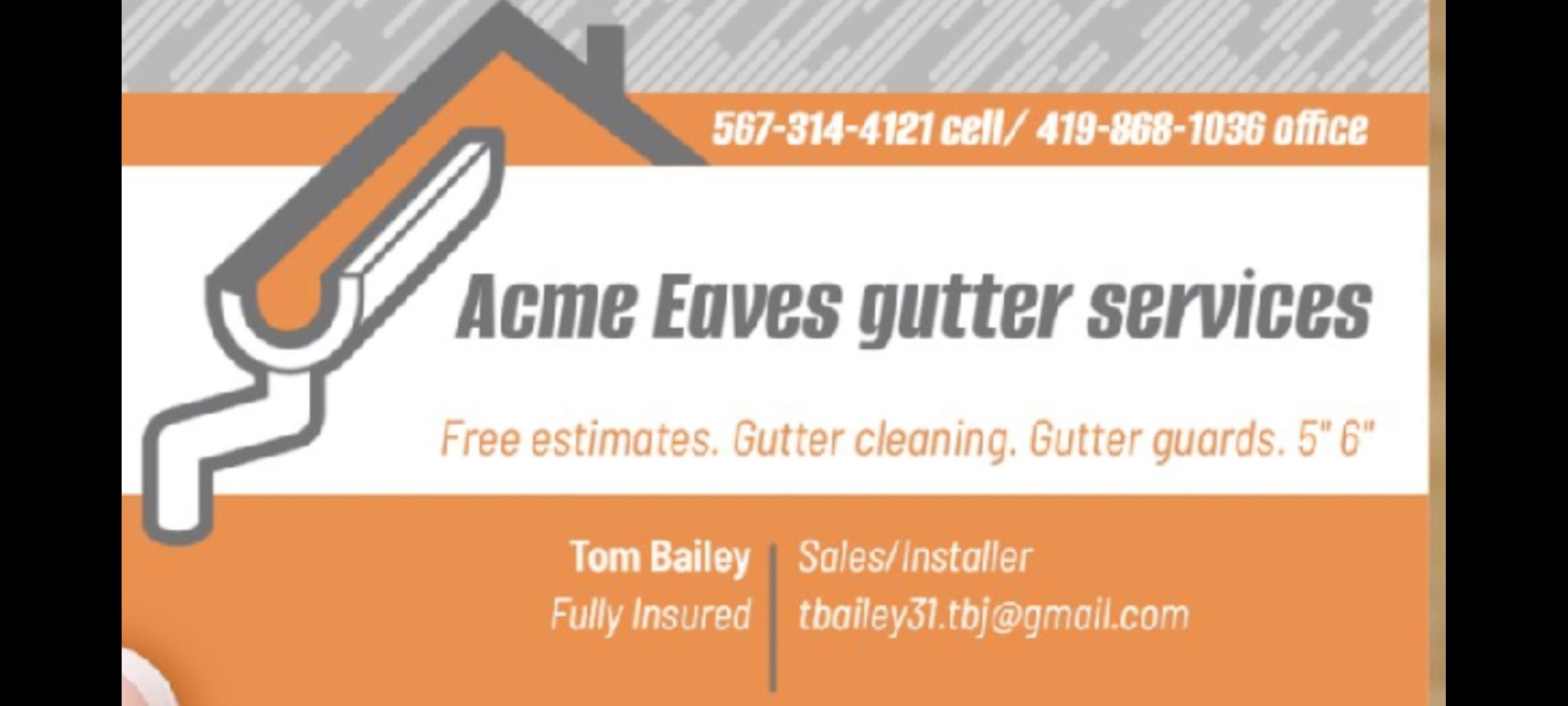 Acme Eaves Gutter Services logo