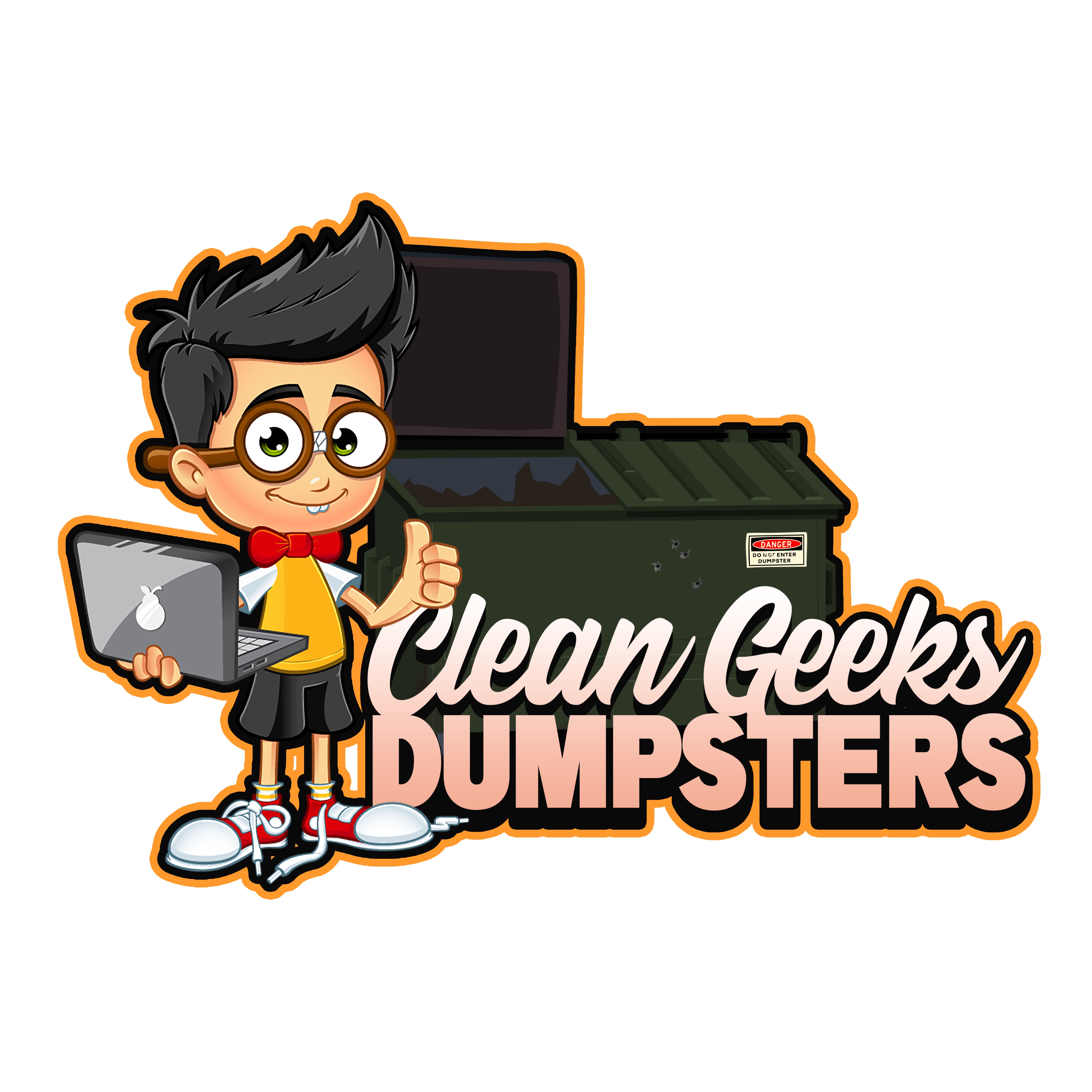 Clean Geeks Dumpsters logo