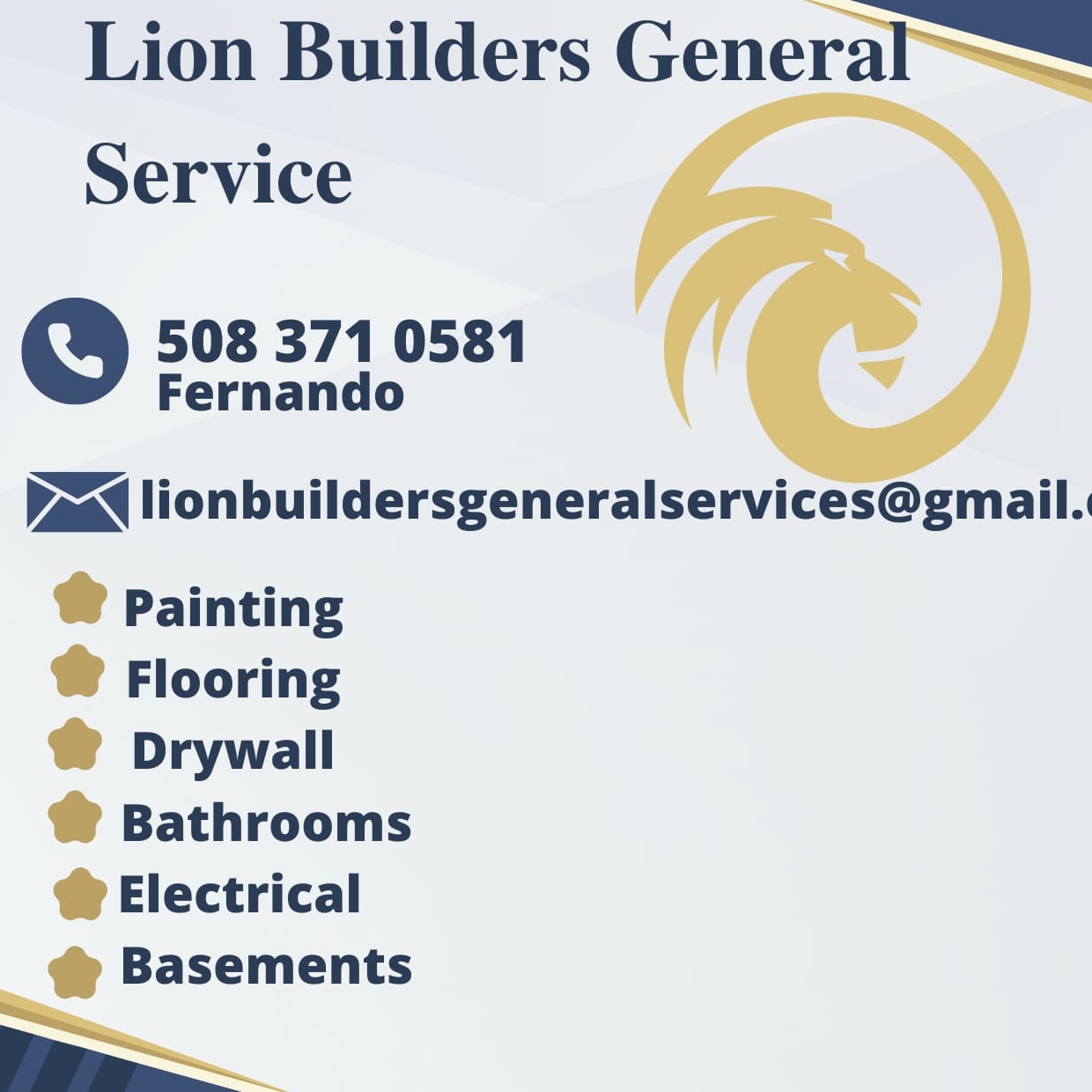 Lion Bilders Services logo