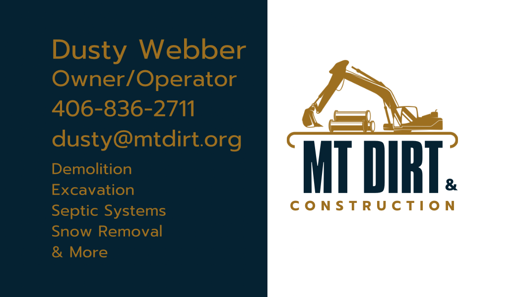 MT Dirt & Construction logo