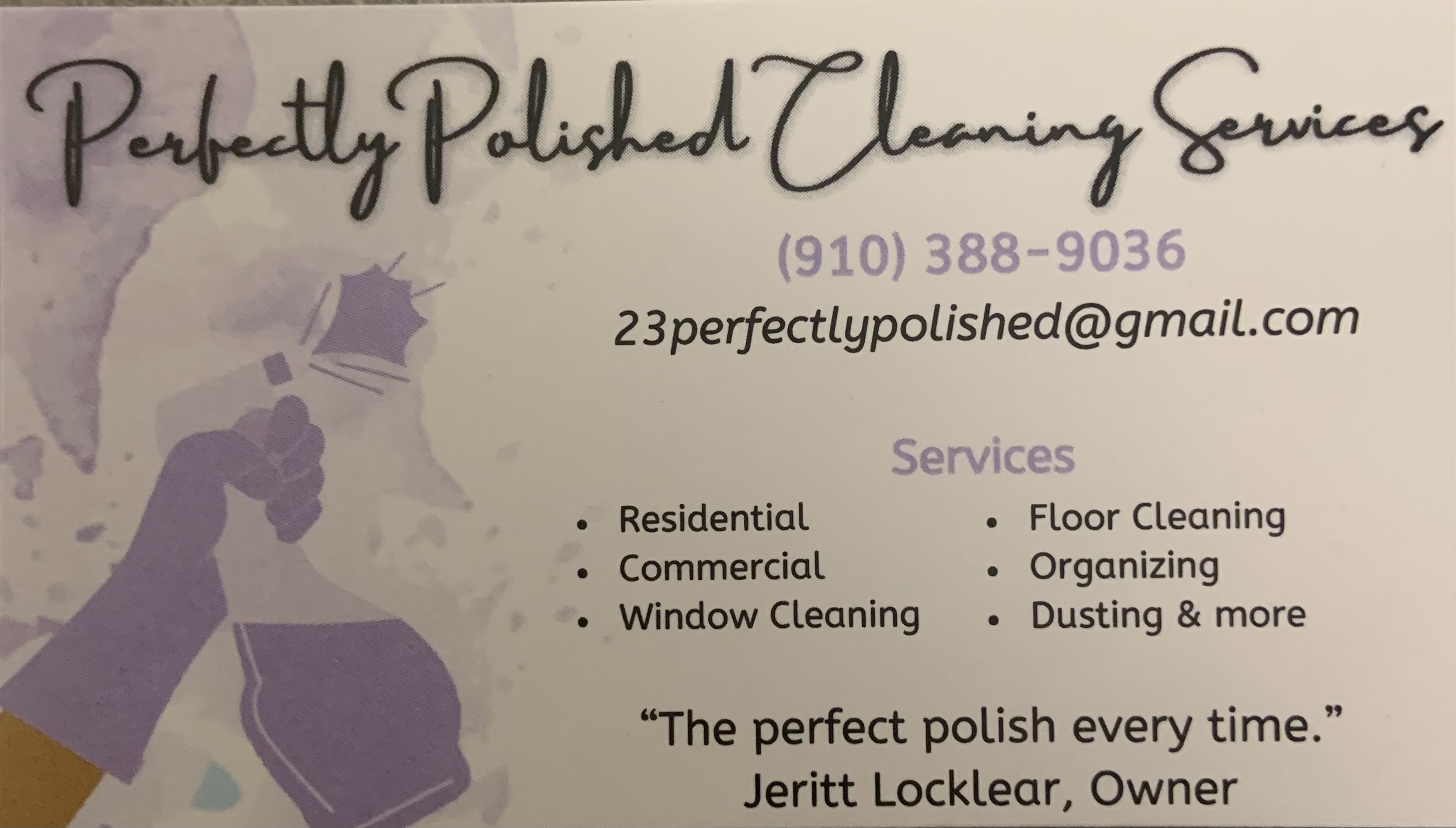 Perfectly Polished Cleaning Services logo