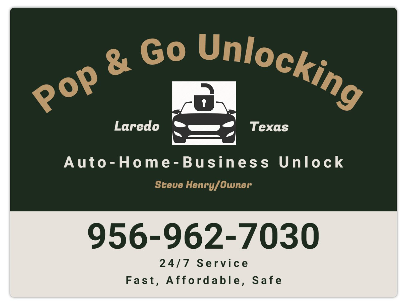 Avatar for Pop & Go Auto Unlocking