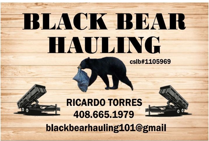 black bear hauling logo