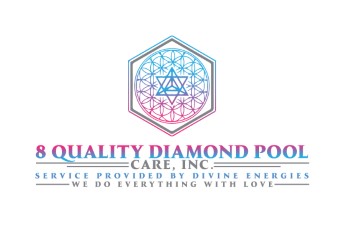 8 Quality Diamond Pool Care Service logo