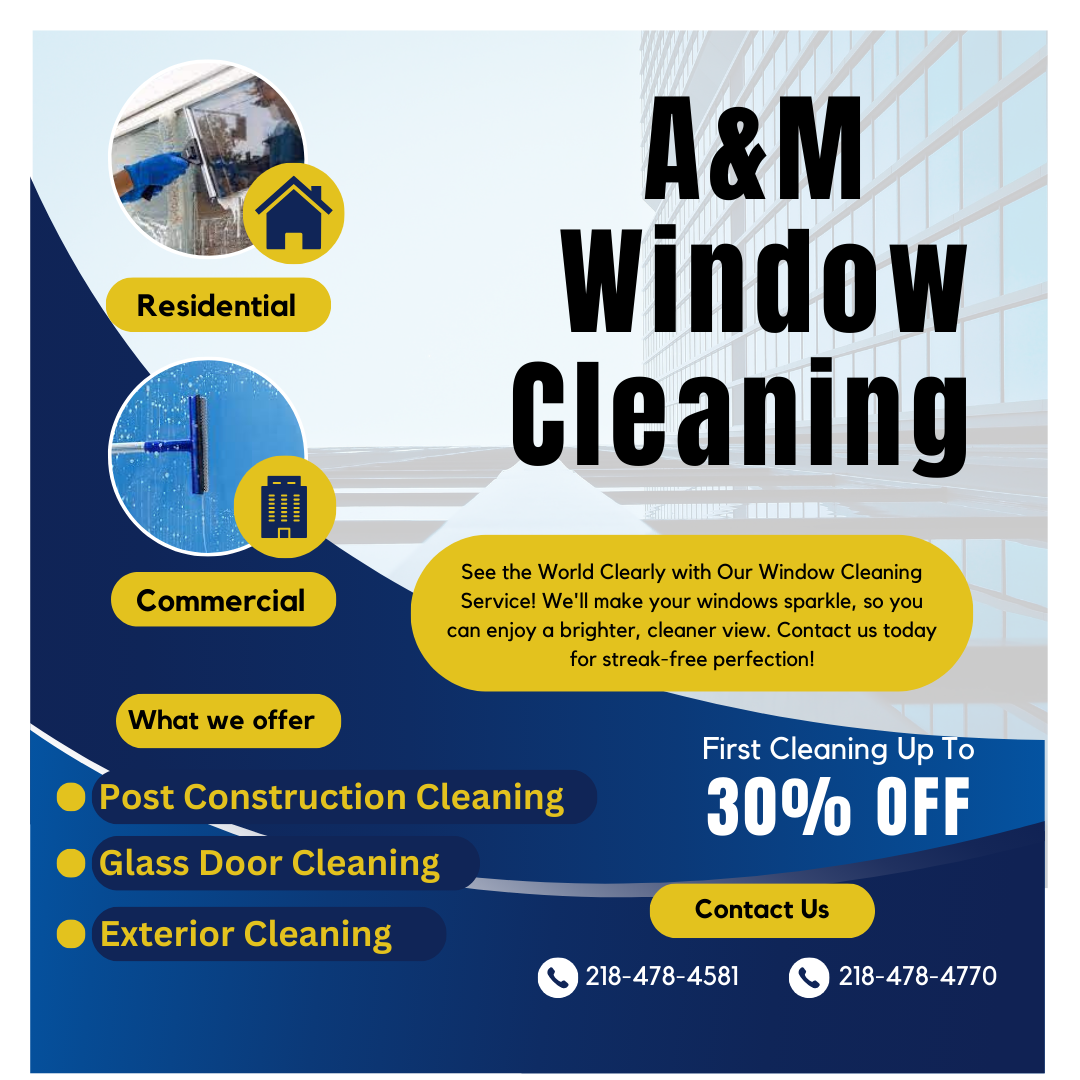 A&M Window Cleaning logo