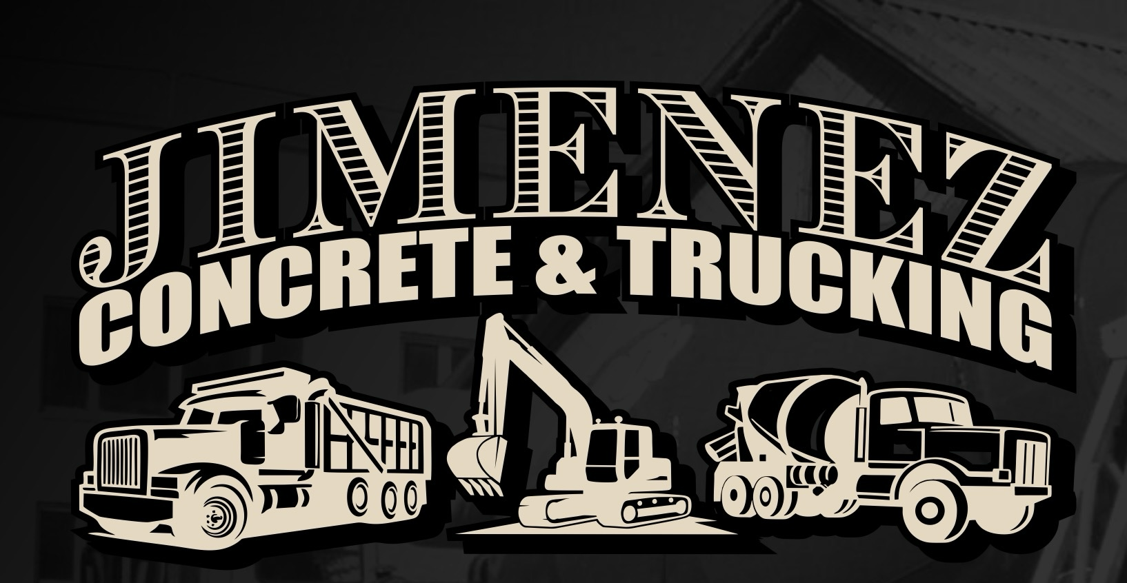 Jimenez bros concrete & trucking logo