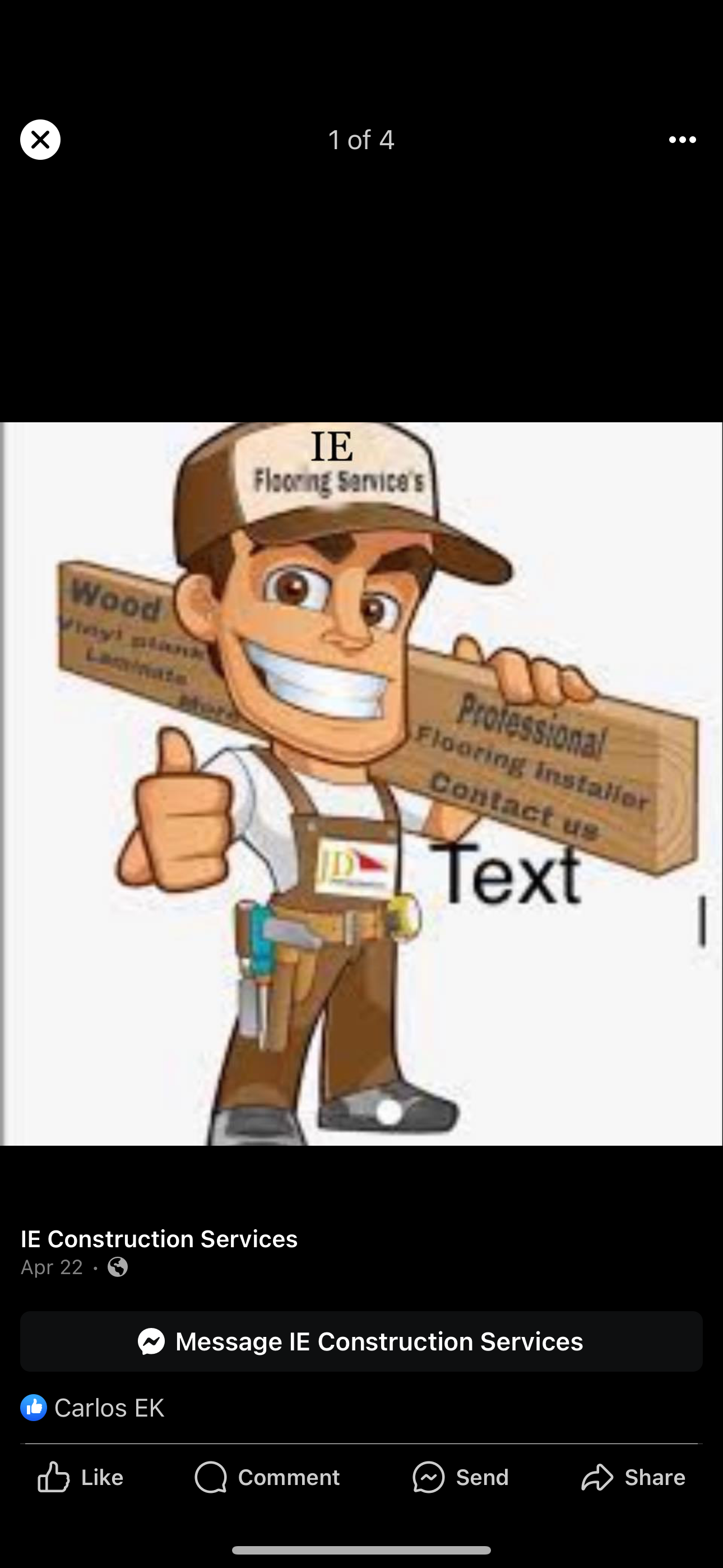 IE Construction LLC logo