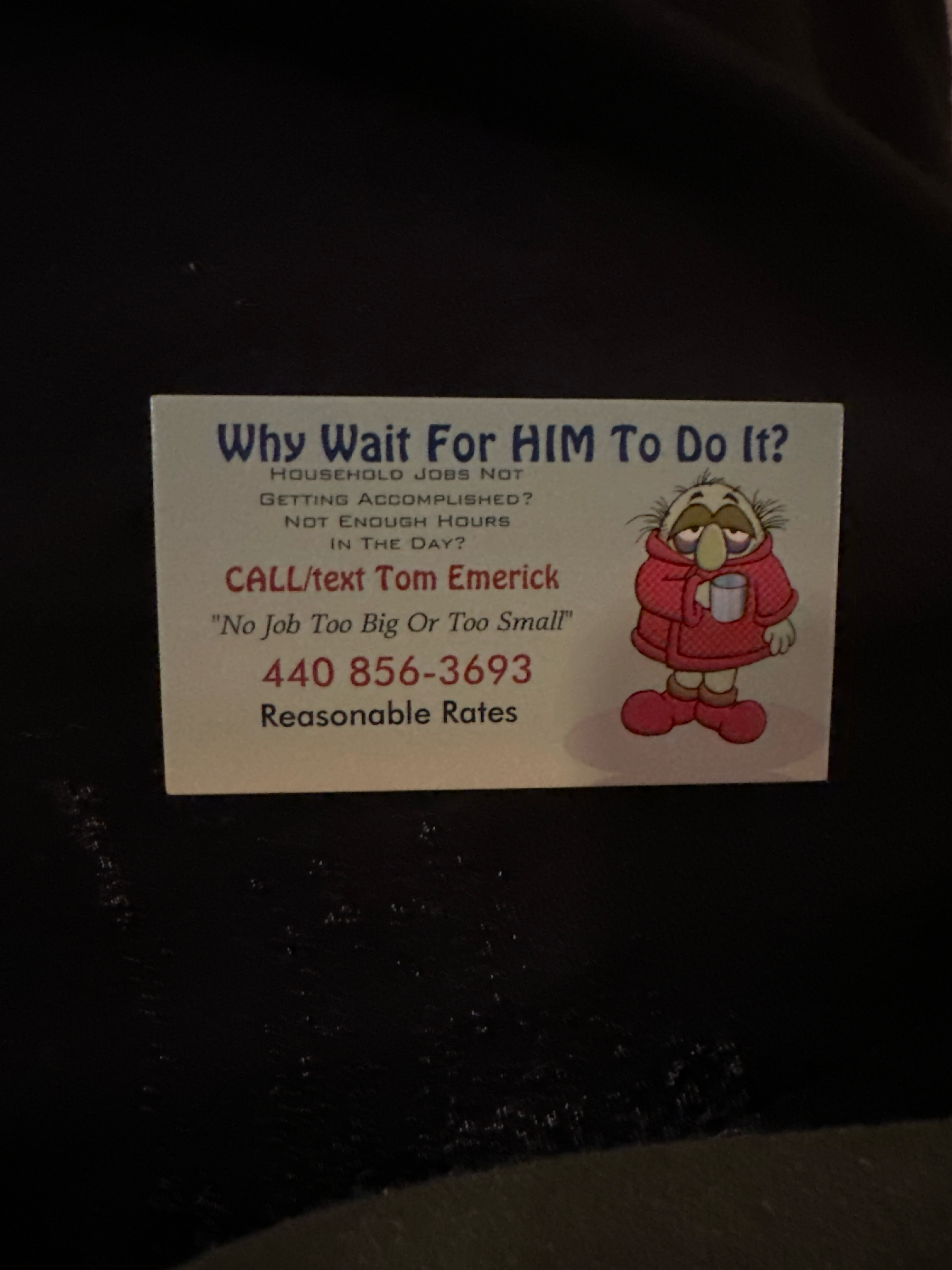 No job to small logo