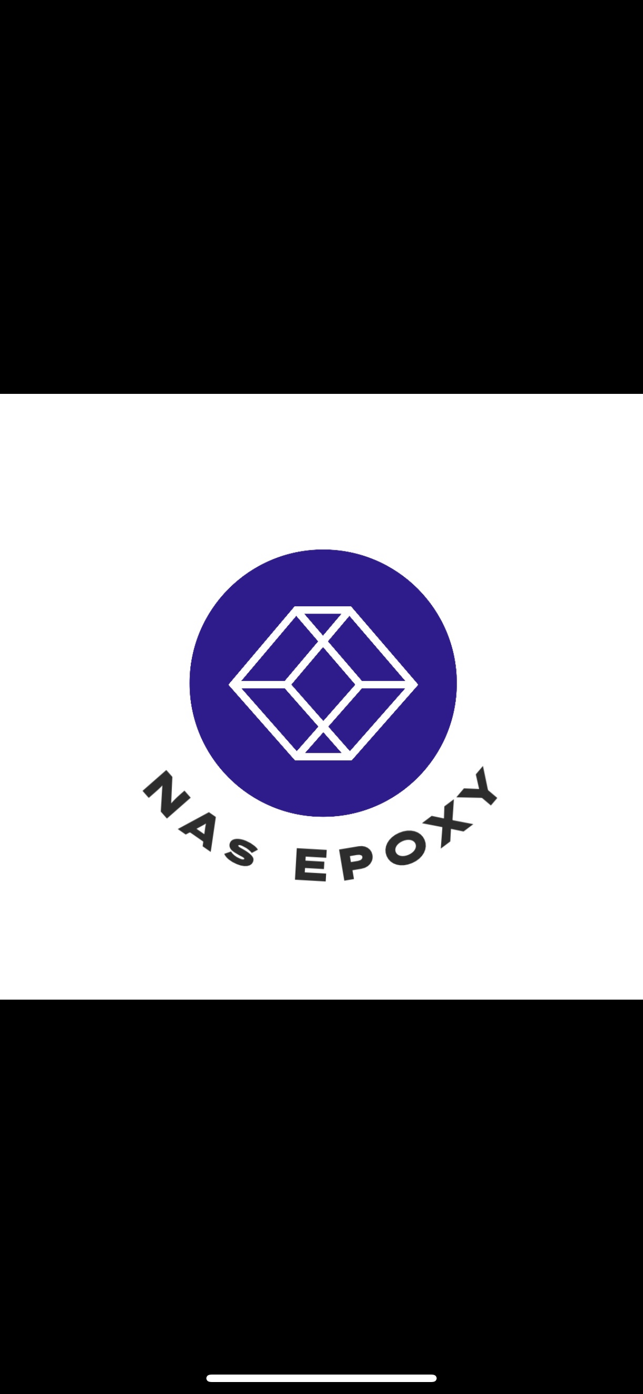 Nas epoxy floor logo