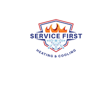 Service First Heating and Cooling logo