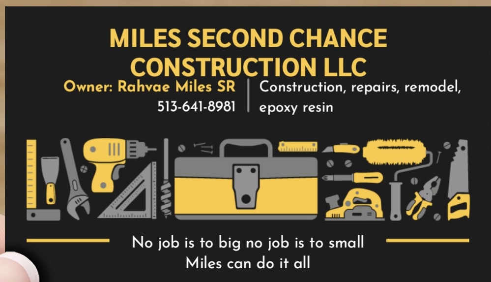 Logo for Miles Second Chance Construction LLC