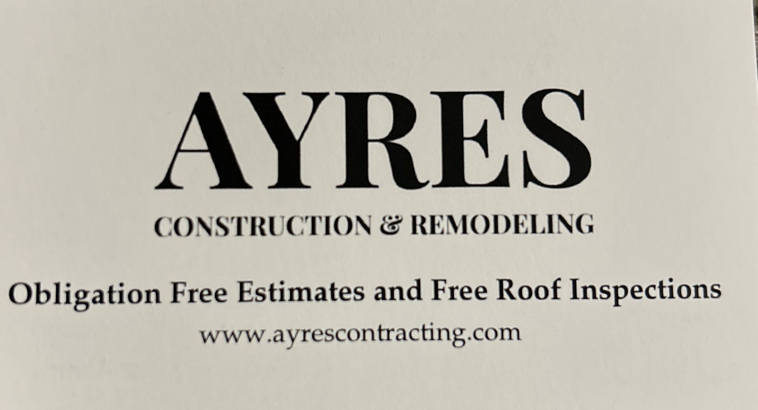 Avatar for Ayres construction and remodeling