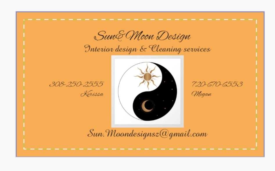 Sun & Moon interior design & cleaning services logo