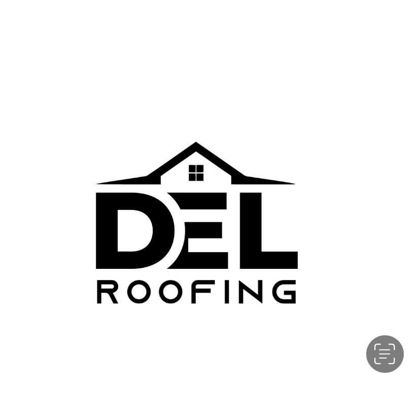 Del Roofing logo