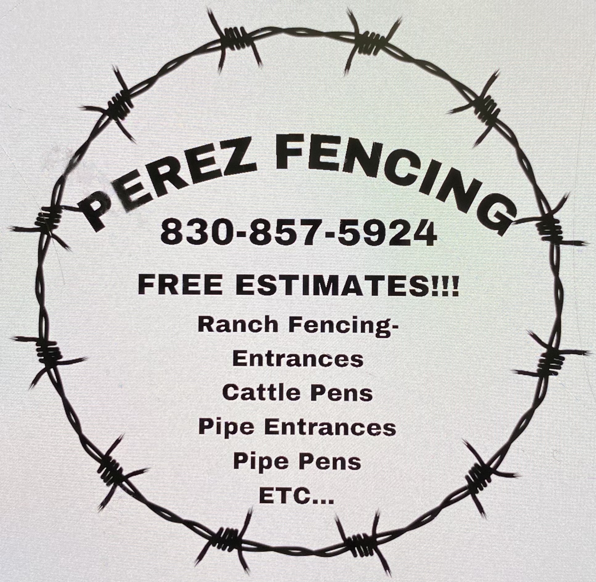 Perez Fencing logo