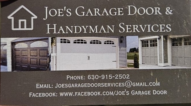 Joe's Garage Door logo
