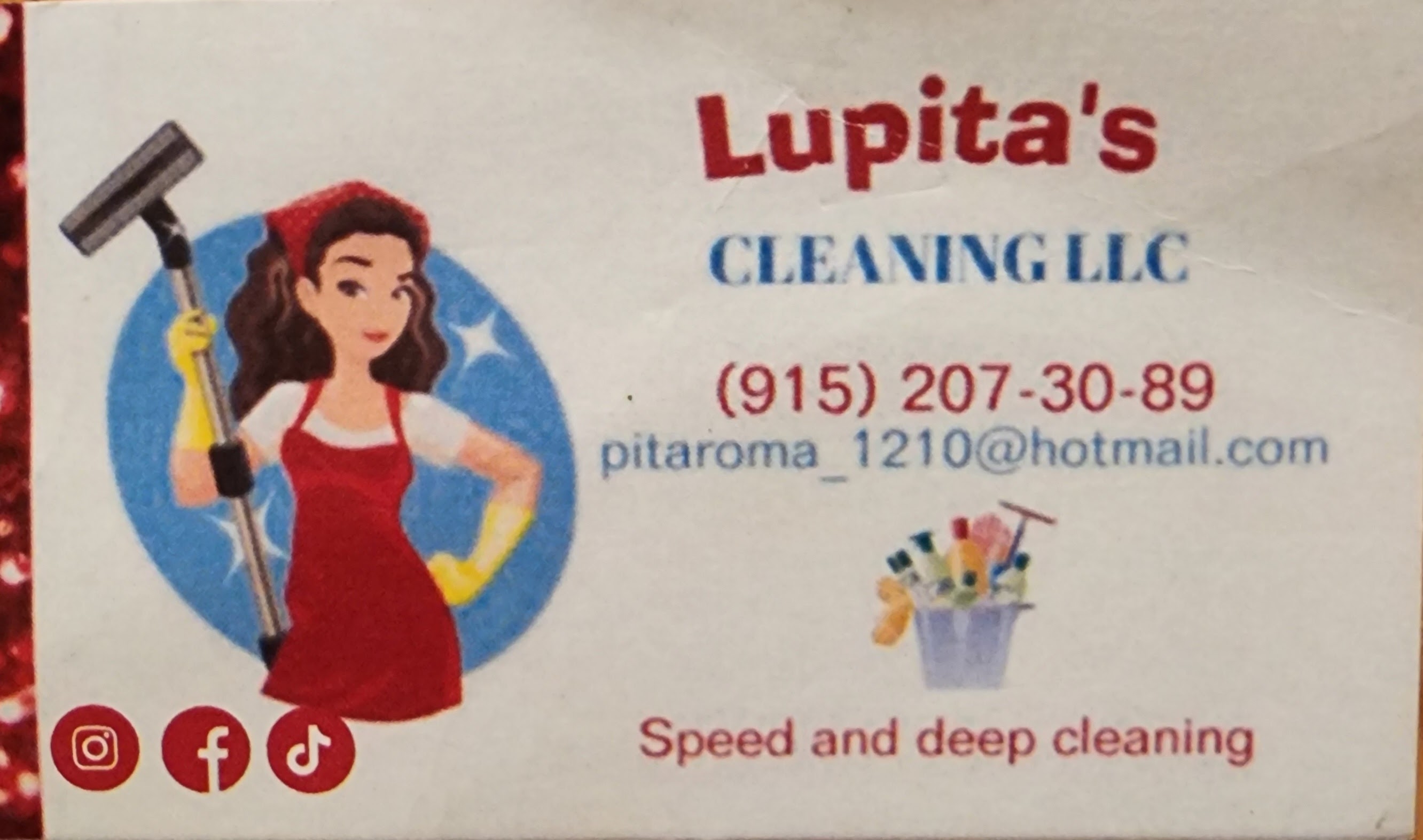 Logo for Lupita's Cleaning LLC