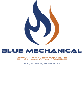 Blue Mechanical HVAC logo