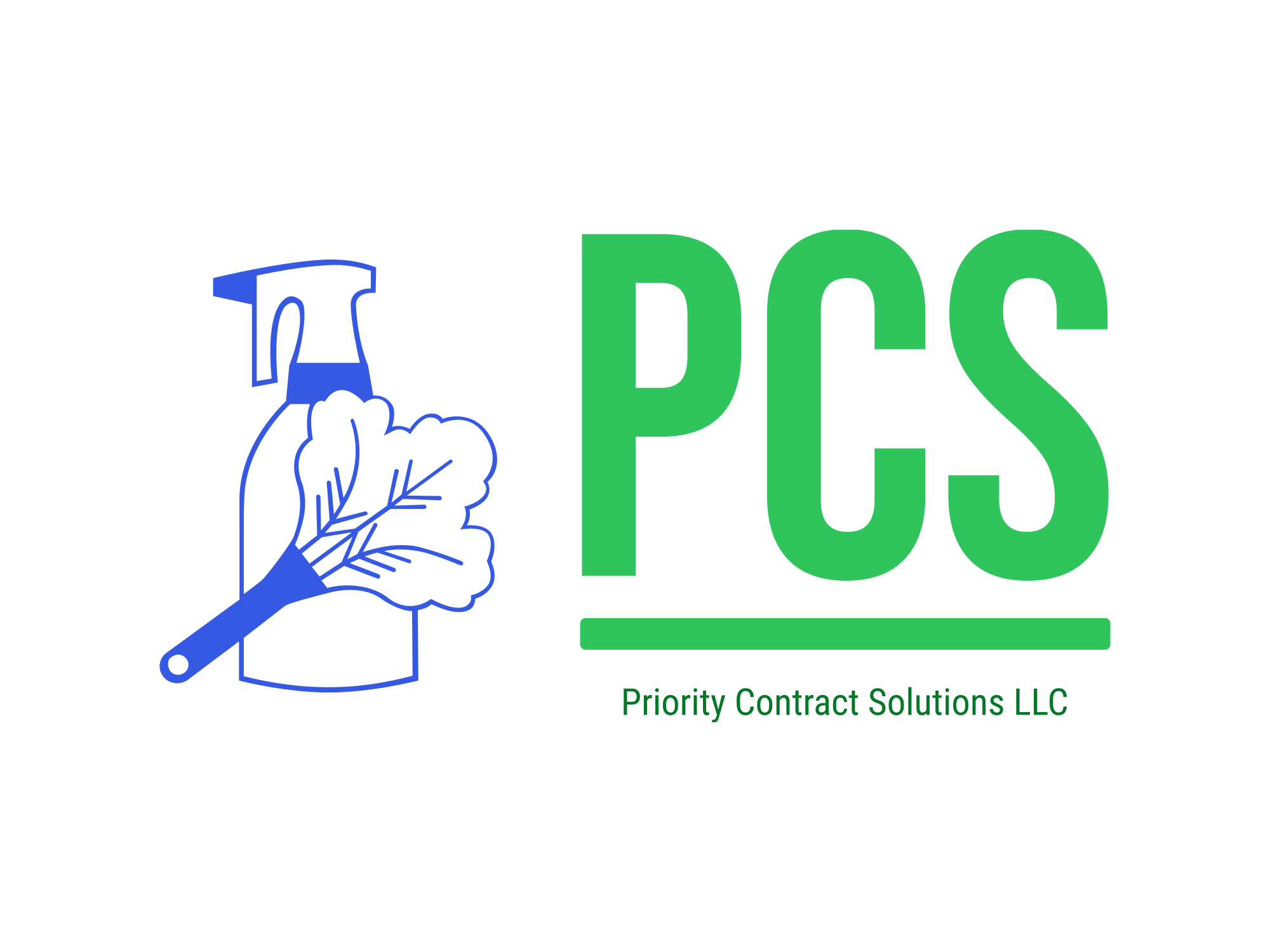 PCS CLEANING logo