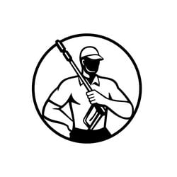 Mclains pressure wash logo
