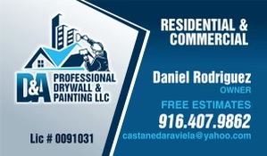 D&A professional drywall llc logo