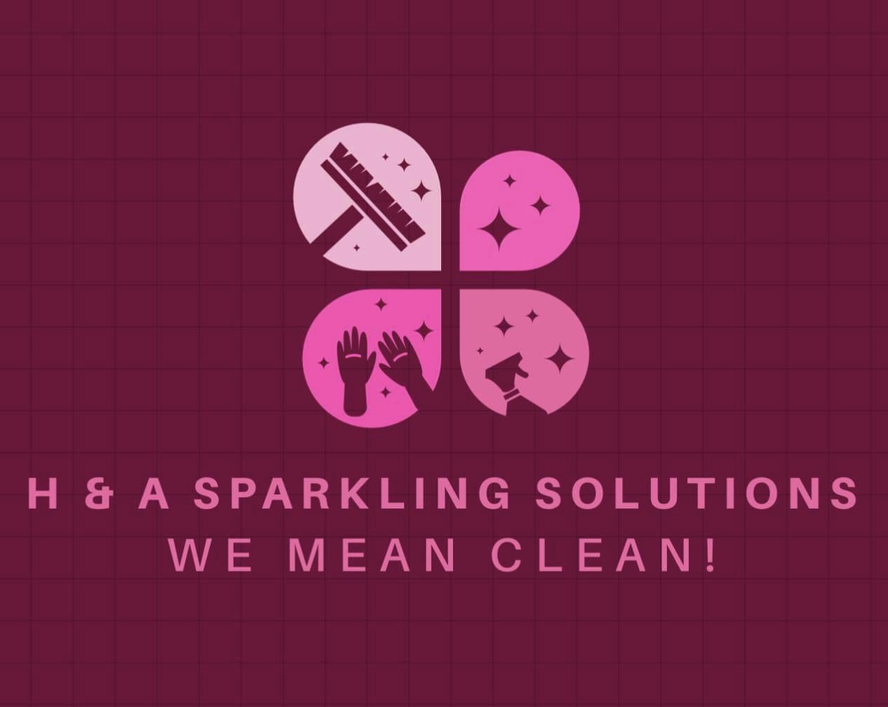 H & A Sparkling Solutions logo