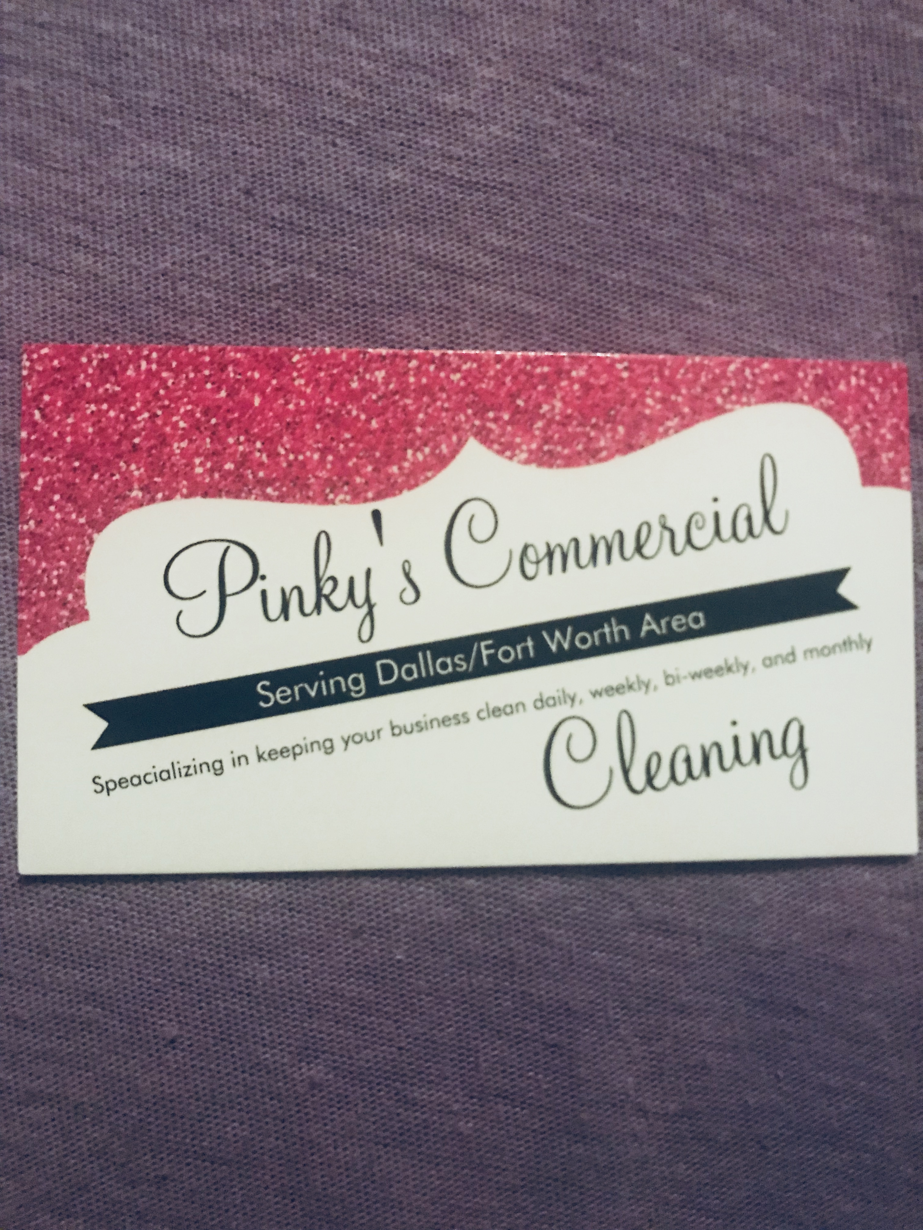 Pinky's Commercial Cleaning logo