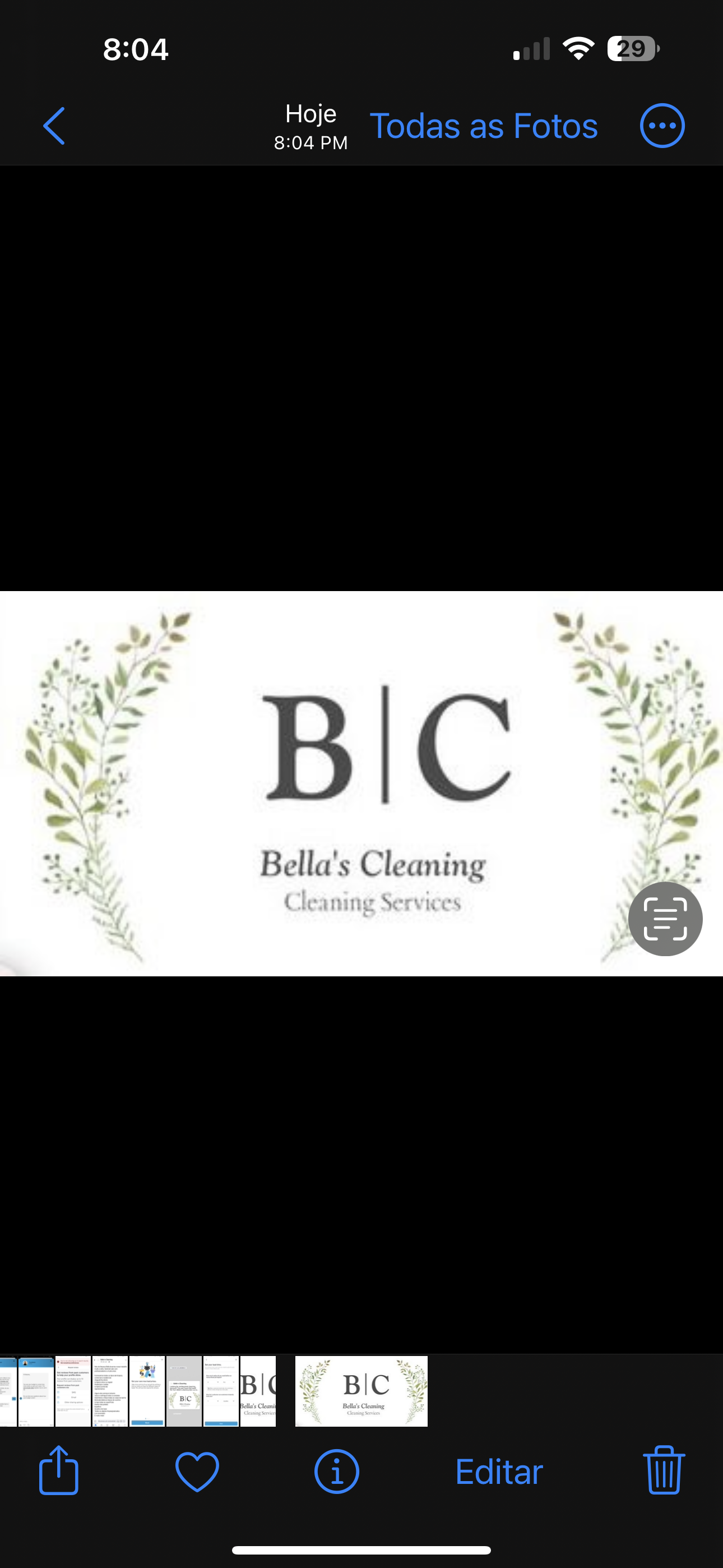 Bella s Cleaning logo
