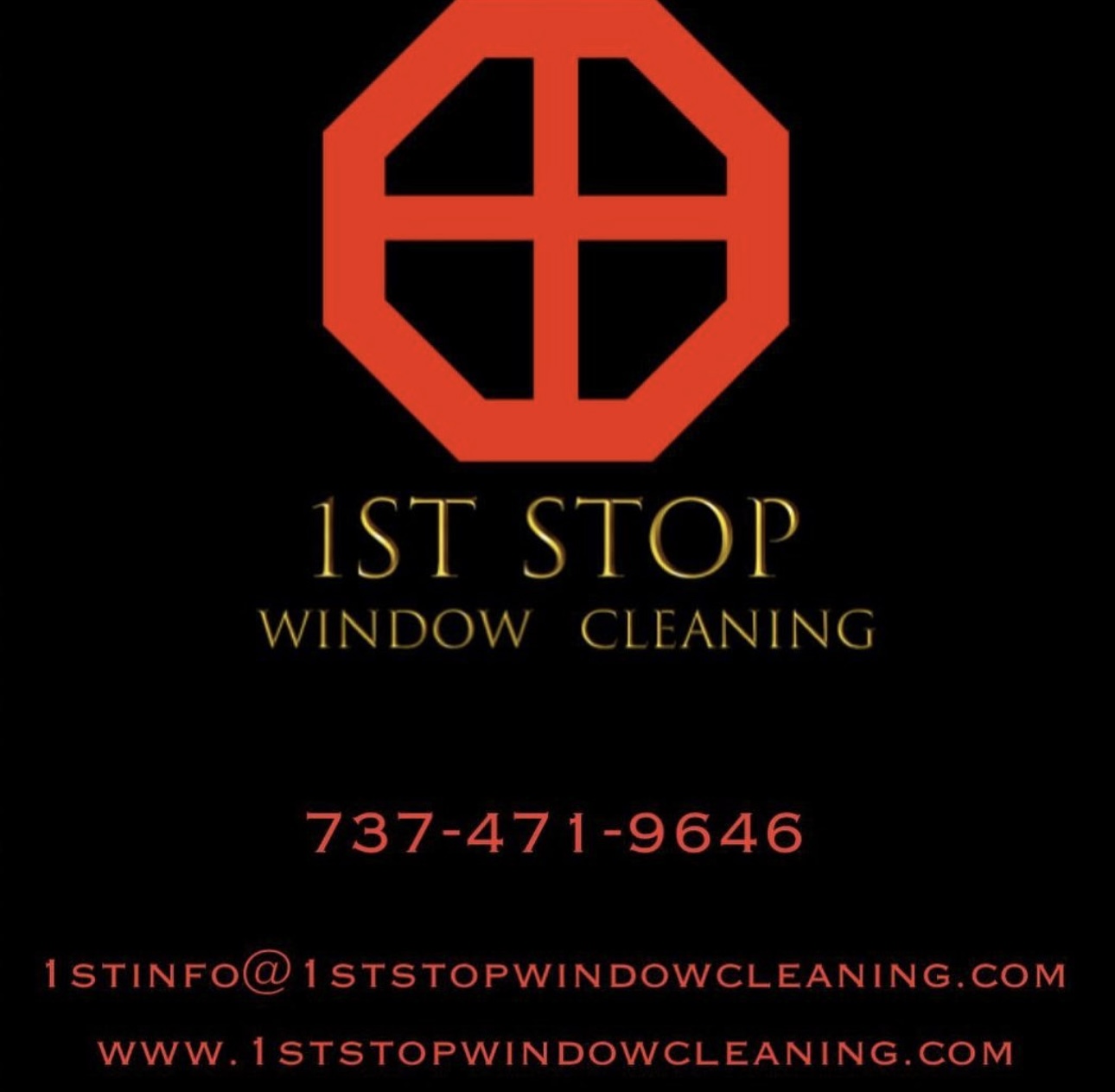 1stStop Window Cleaning logo