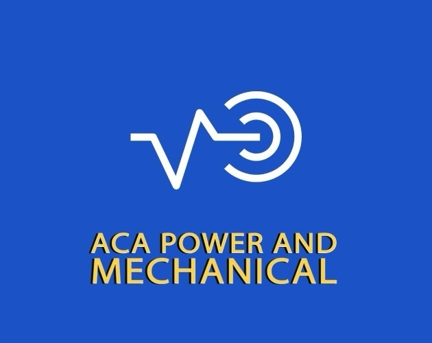 ACA POWER AND MECHANICAL logo