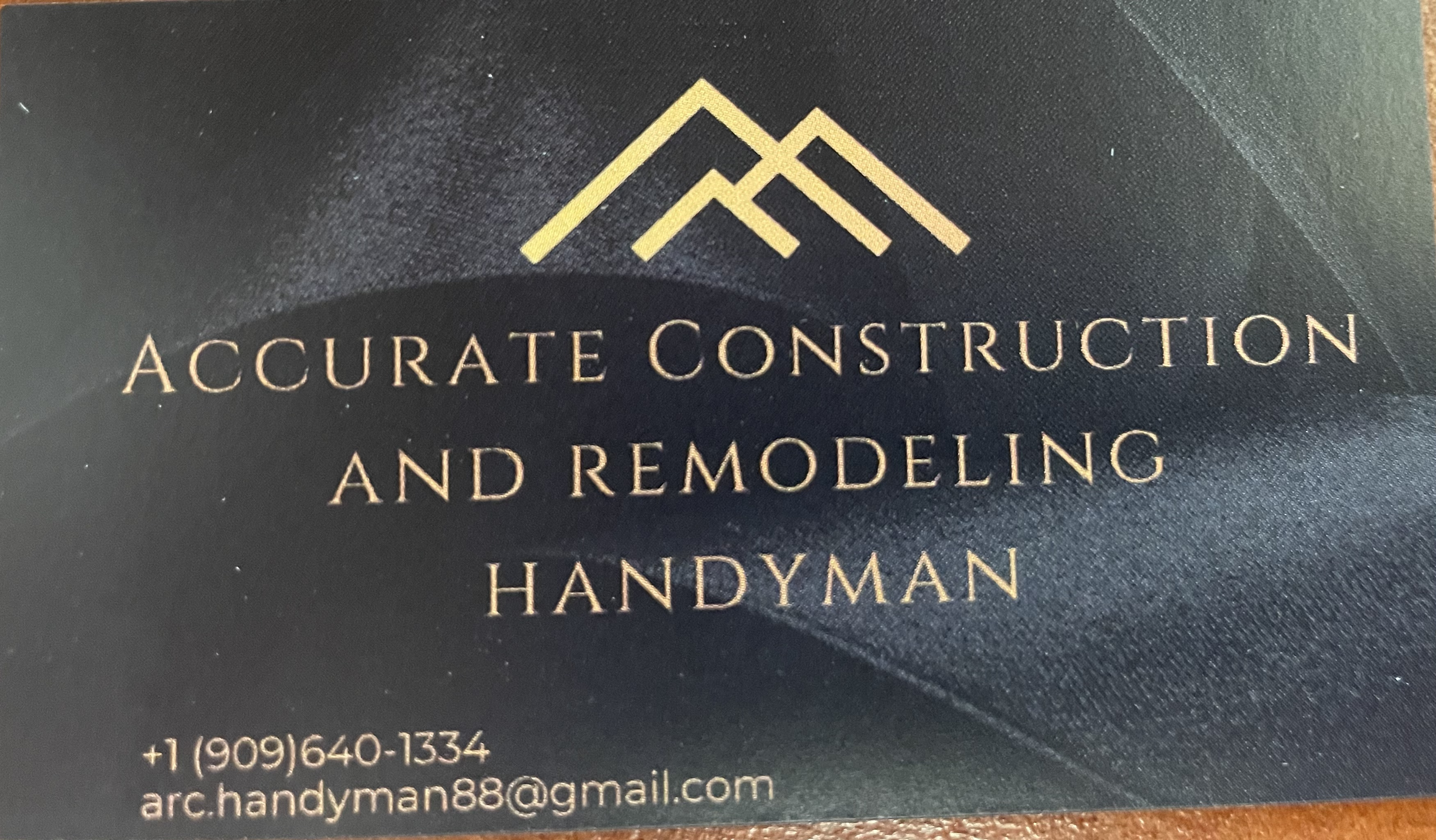 Accurate Construction & Remodeling Handyman logo