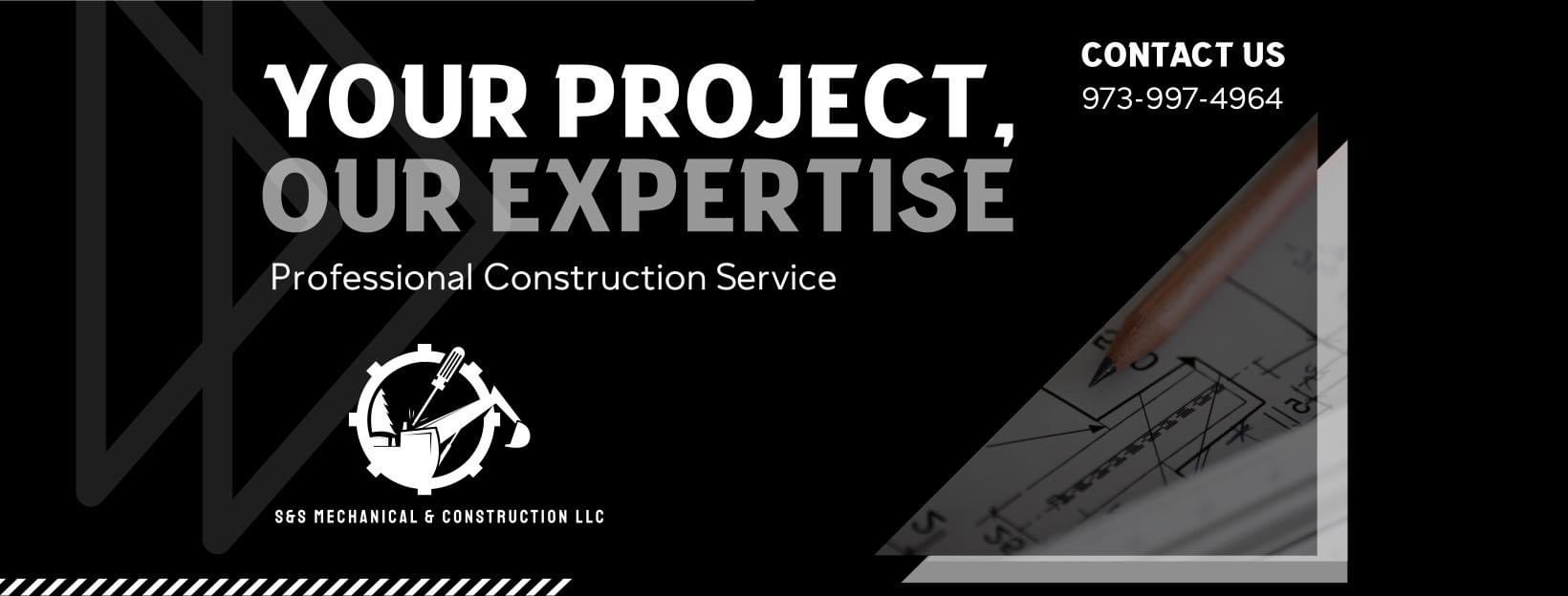 S&S mechanical & construction logo