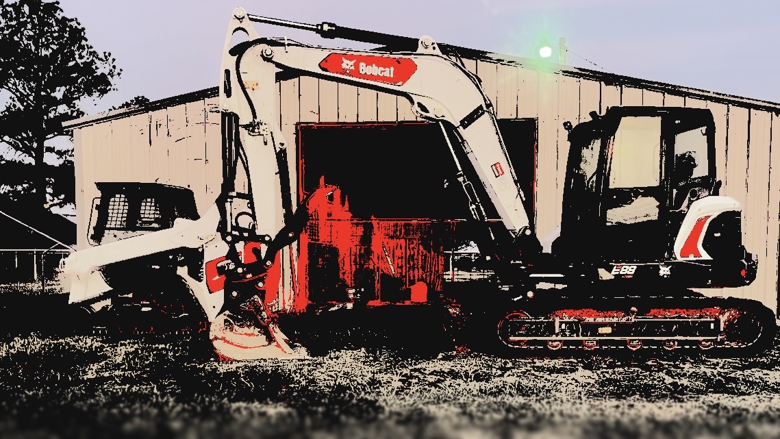 Rkp skid steer and excavating logo