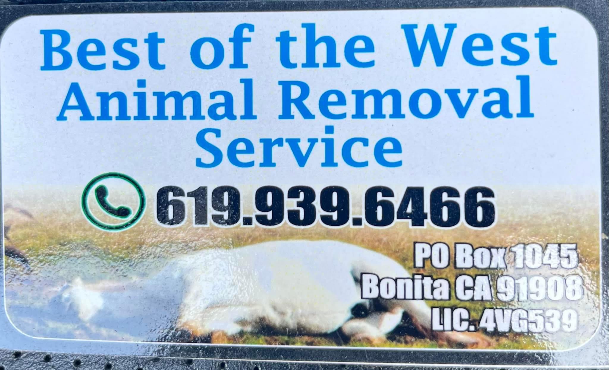 Best Of The West Animal Removal logo