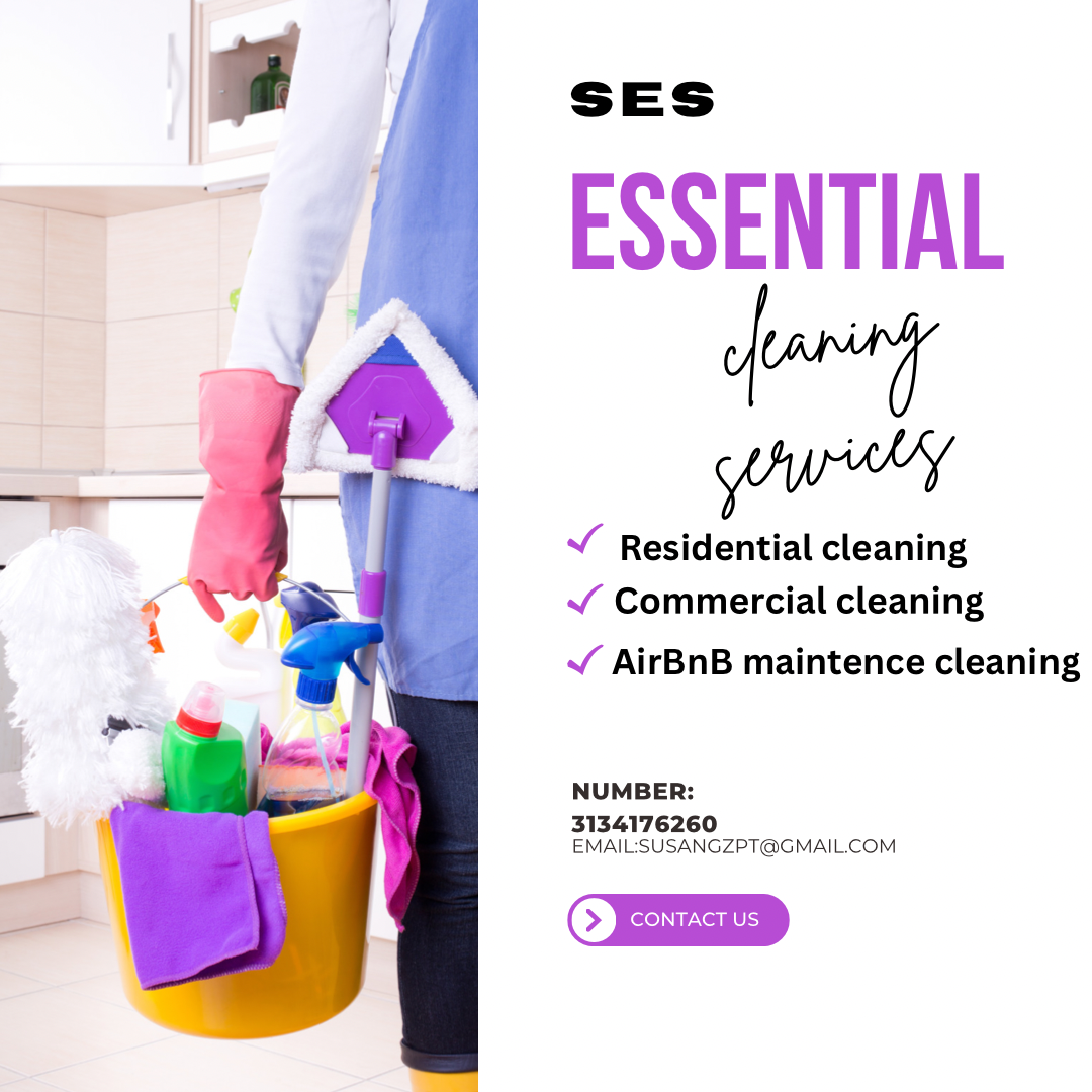 Logo for SES Essential Cleaning