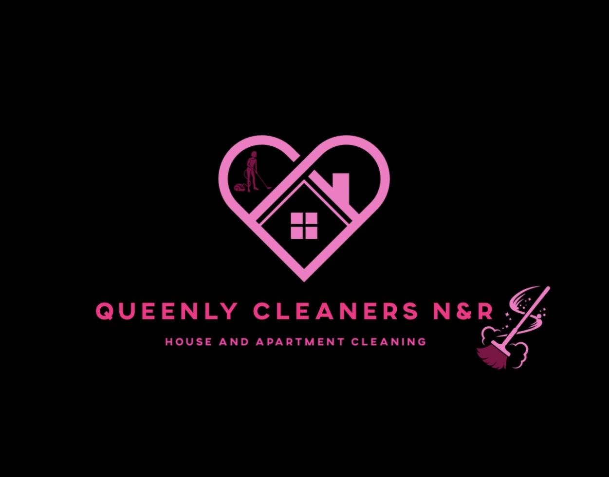 Queenly cleaners N & R logo