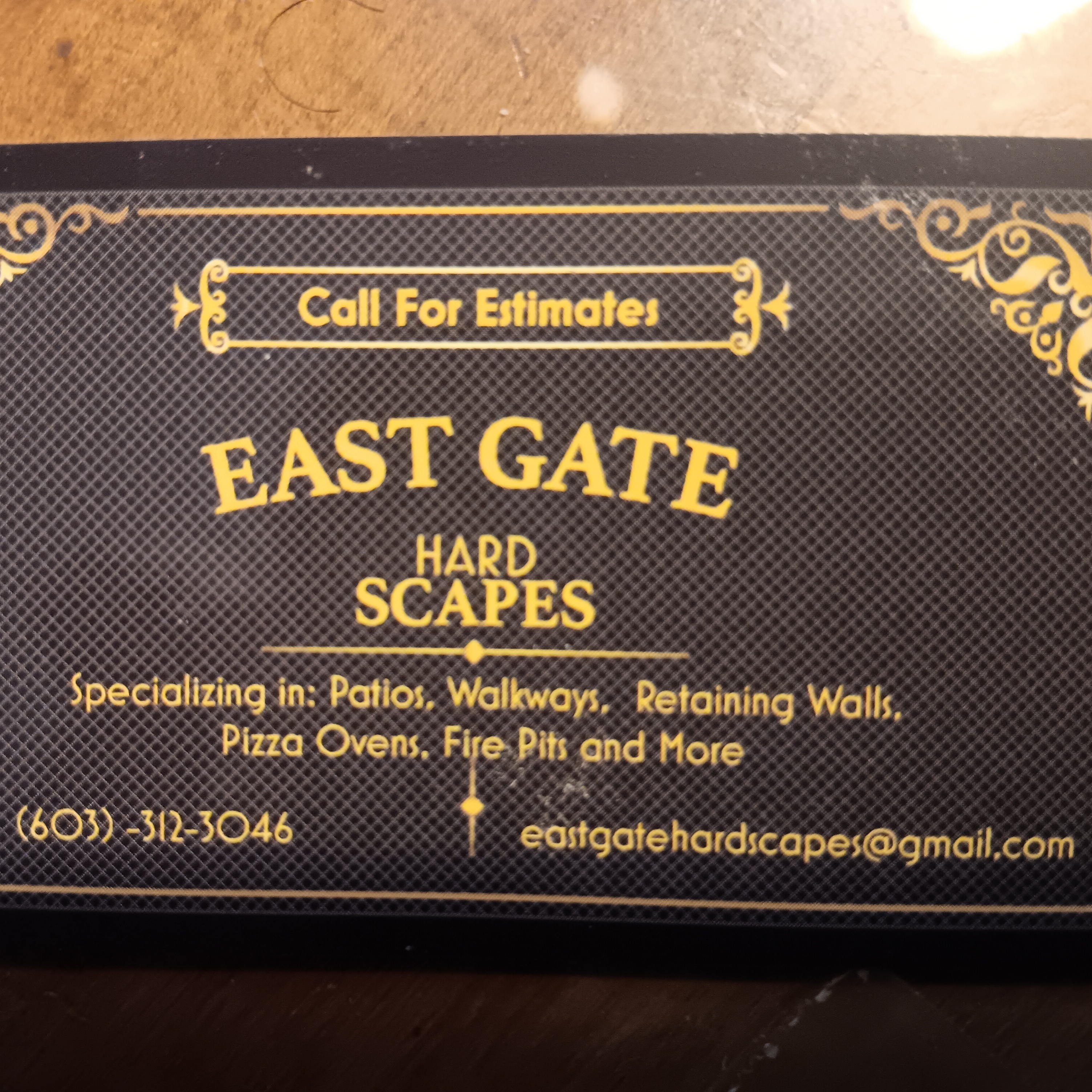 East Gate Hard Scape logo