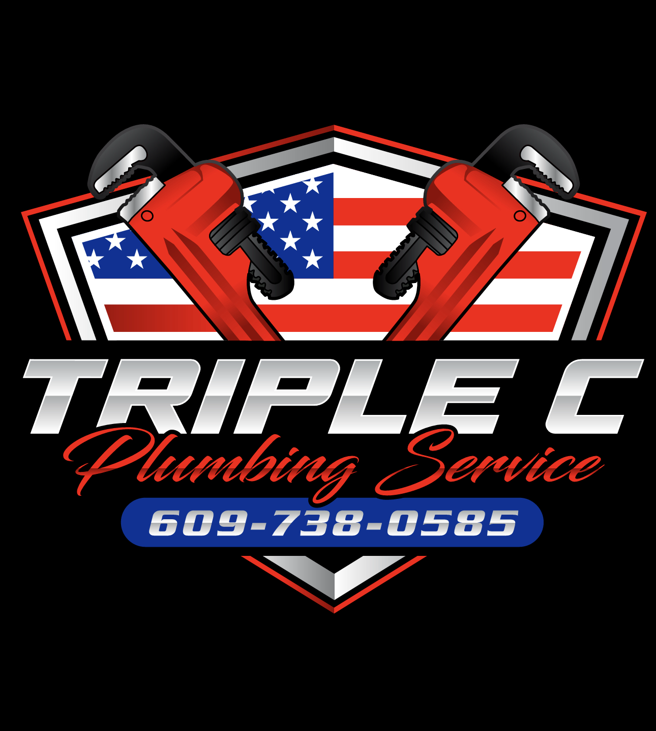 Logo for Triple C Plumbing Service