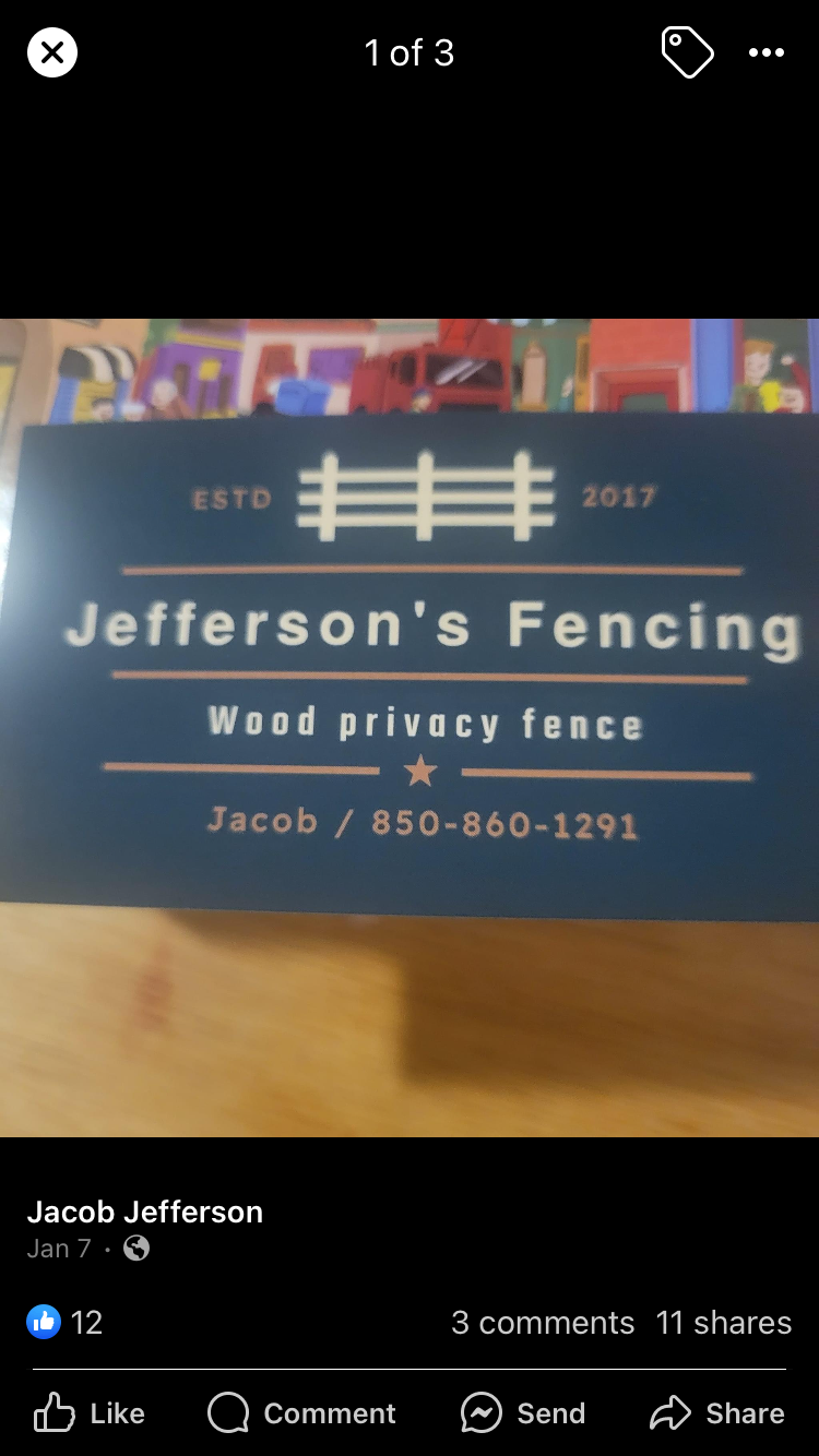 Jefferson's Fencing logo
