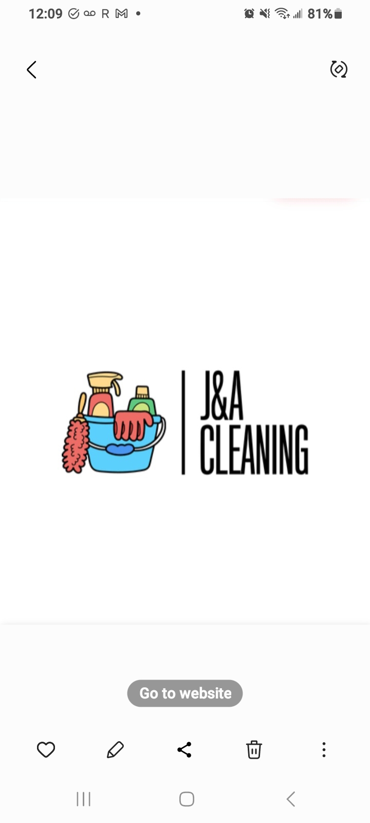 J&A Cleaning Services logo
